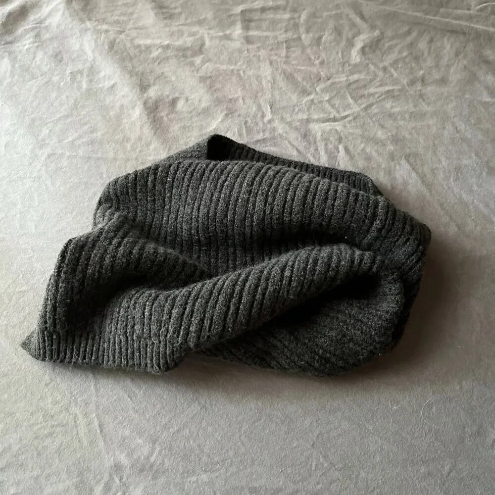 Gray Infinity Scarf Universal Thread